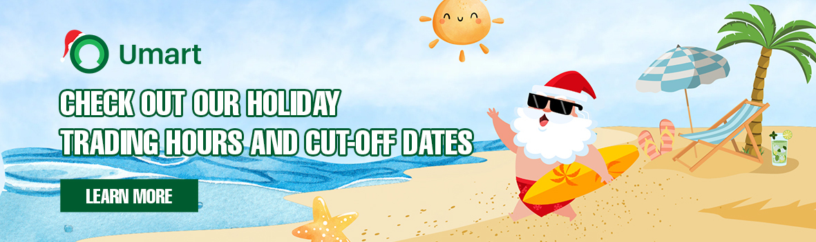 Umart Holiday Trading Hours & Order Cut-off Information (2025–2026)