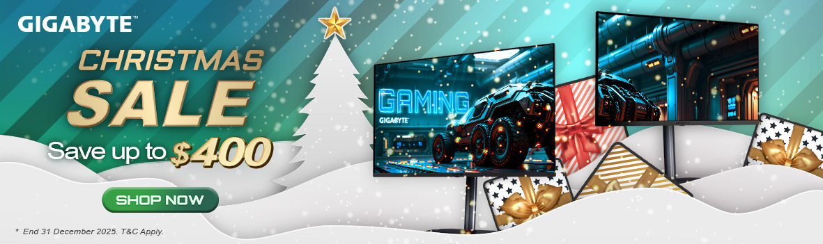 Gigabyte Gaming Monitor Xmas Deals — Save up to $400 This December
