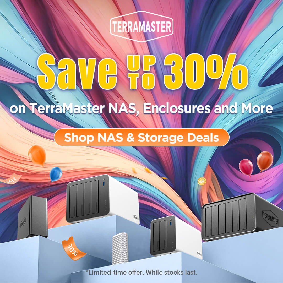 TerraMaster Storage Sale – Save on Enterprise & Home NAS, Thunderbolt RAID Solutions