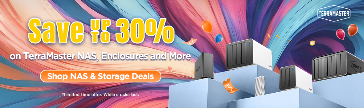 TerraMaster Storage Sale – Save on Enterprise & Home NAS, Thunderbolt RAID Solutions