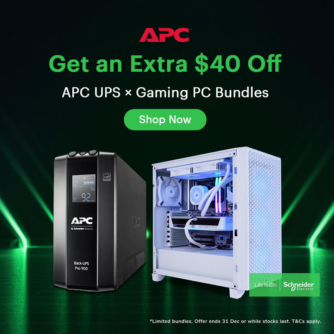 Get an Extra $40 Off APC UPS × Gaming PC Bundles
