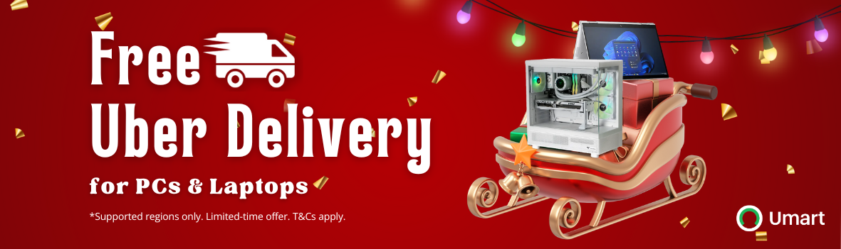 Christmas & New Year Offer 2025 - FREE Uber Local Delivery for PCs & Laptops