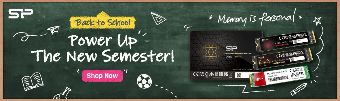 Silicon Power Back to School Sale | Power Up Your New Semester with SP Memory & SSDs