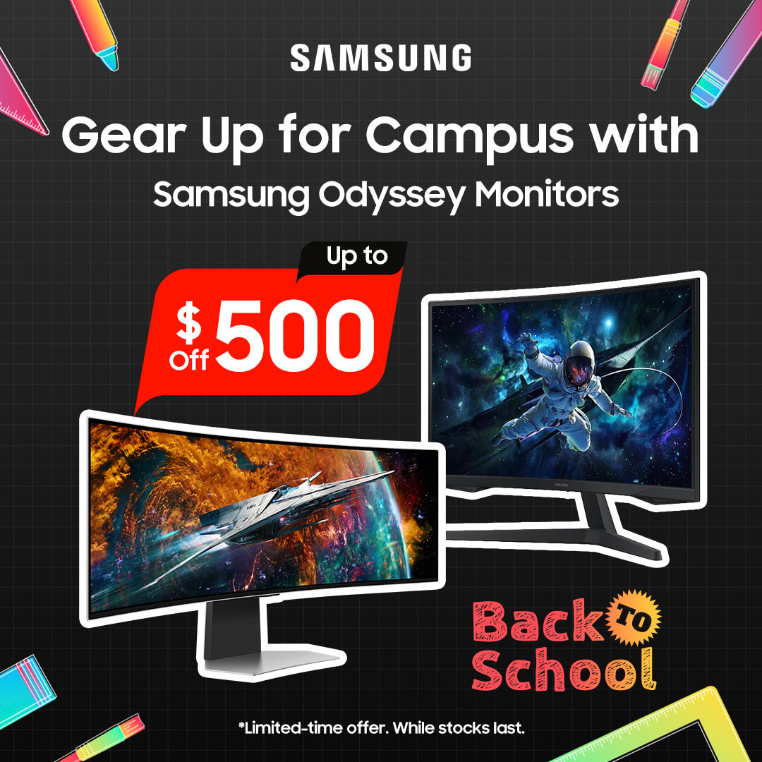 Gear Up for Campus with Samsung Monitors