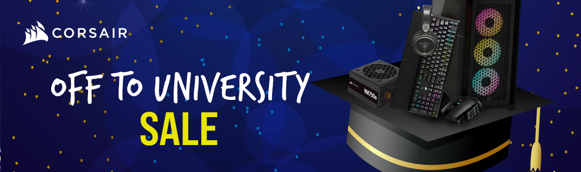 Corsair Back to Uni Sale 2026: PSUs, Cases, AIO Cooling & Fans Deals
