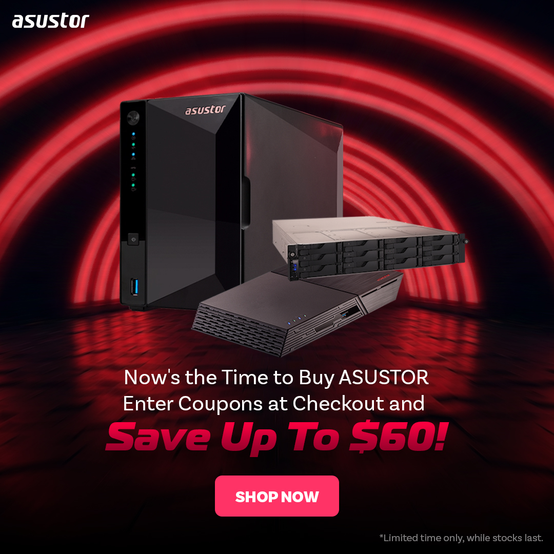 Save with ASUSTOR Coupon Deals!