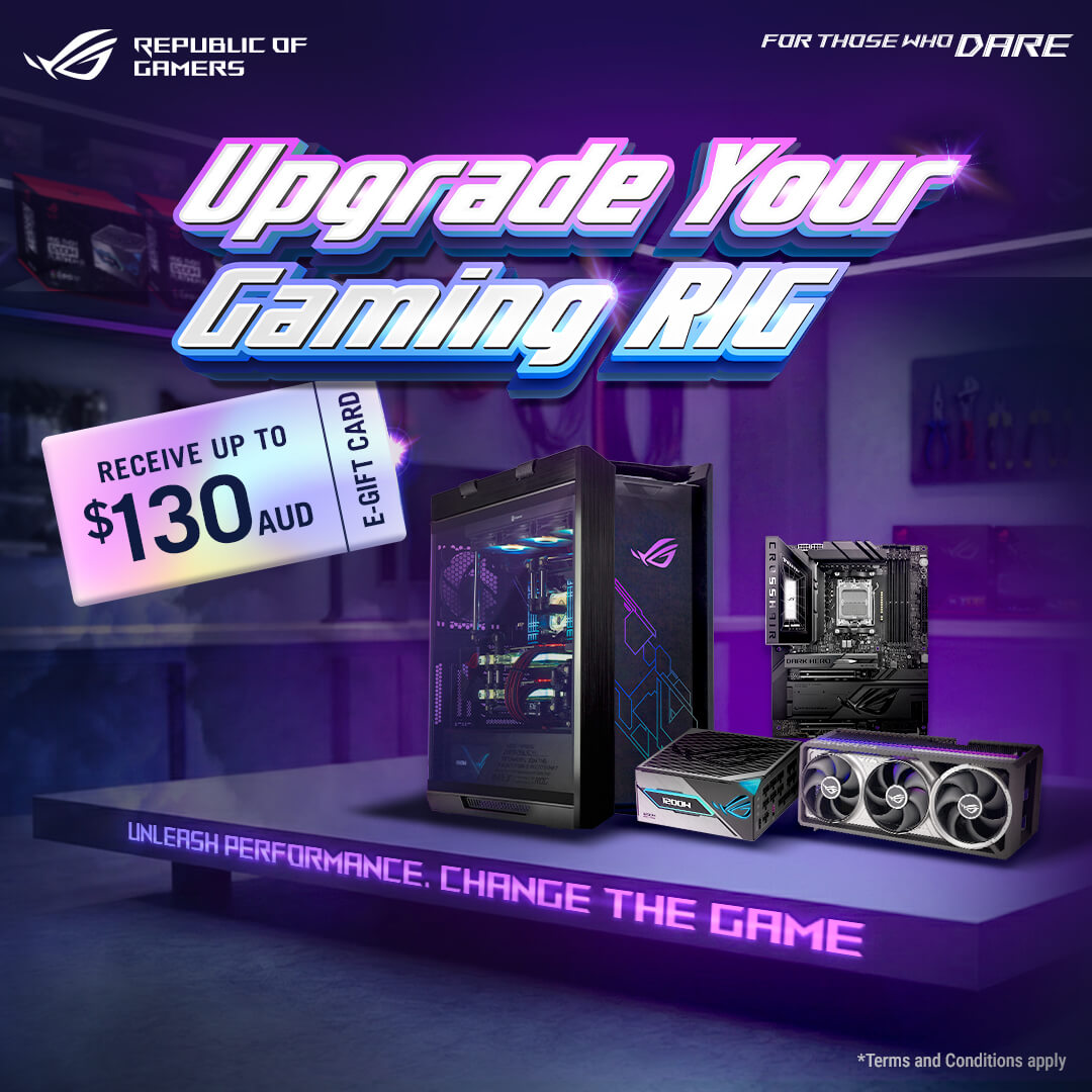 Upgrade Your Gaming Rig: Claim Up to a $130 e-Gift Card with ASUS Gear