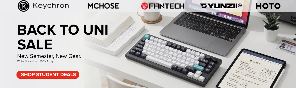 Back To Uni with Fantech, Keytok, Yunzii, Mchose, Hoto, Unitek, and Gamdias