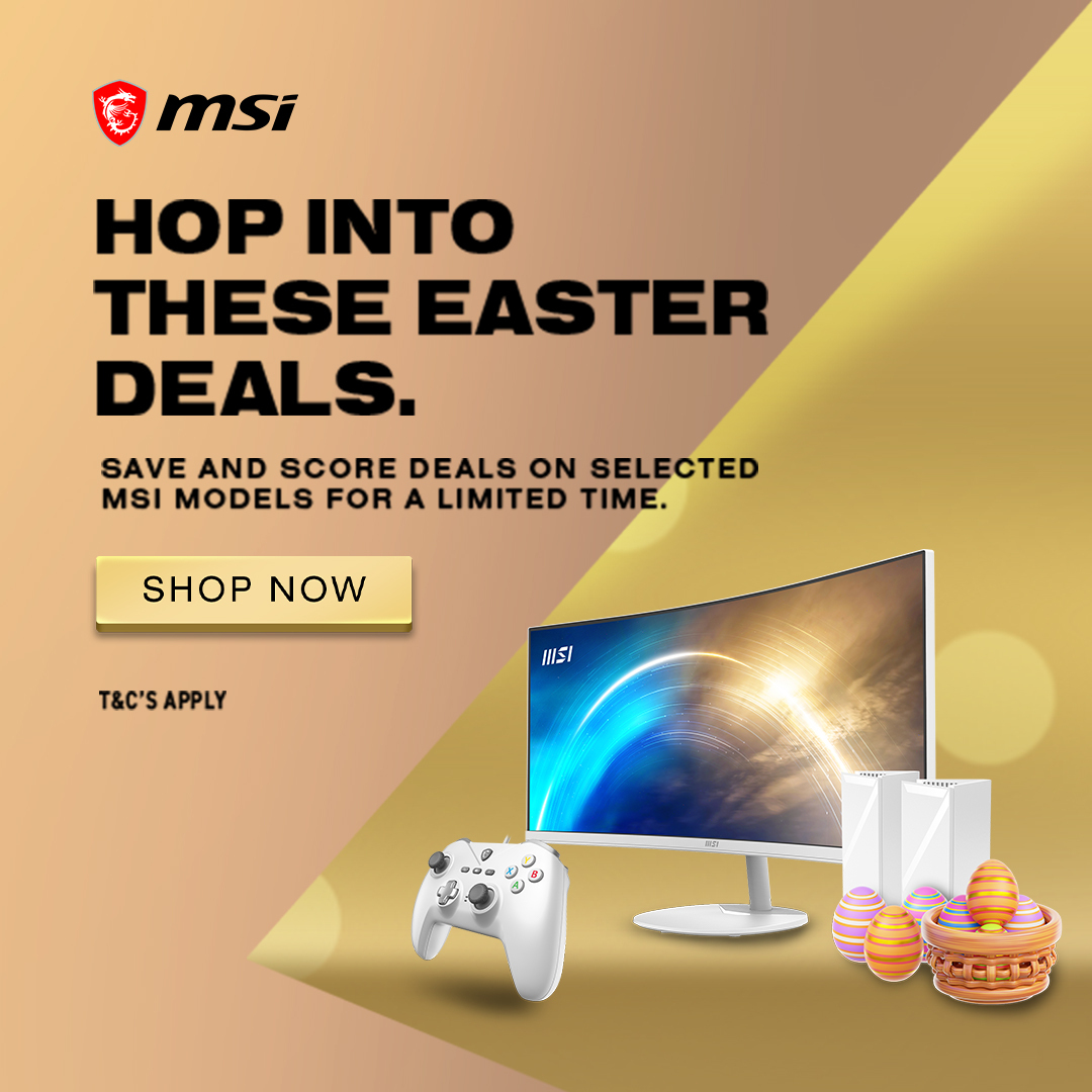 MSI Easter Sale | Deals on Monitors, Components and Accessories
