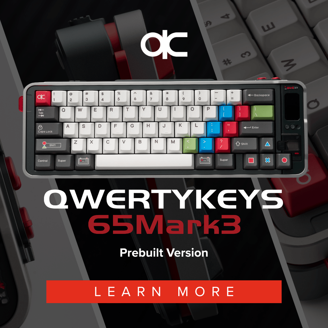 Pre-Order Qwertykeys Keyboards | QK65 MK3, QK80Mk2 & HEX80 8K HE