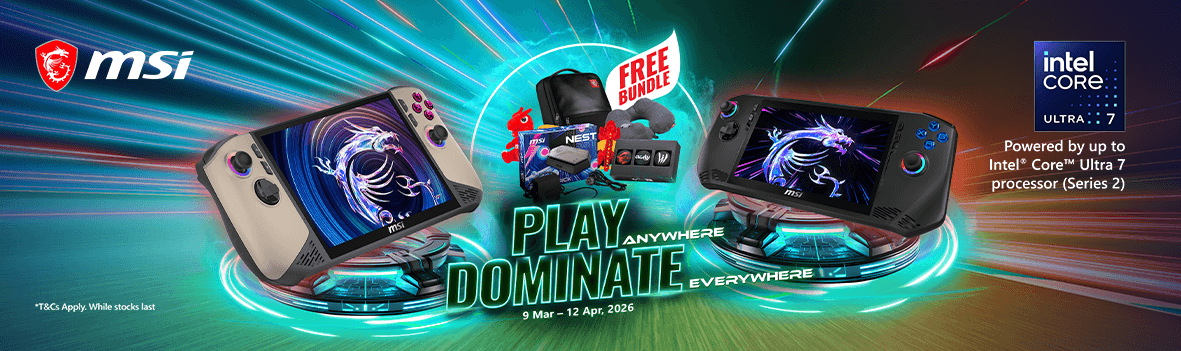 Claim a Free MSI Gift Bundle Worth $700 with Select MSI Claw