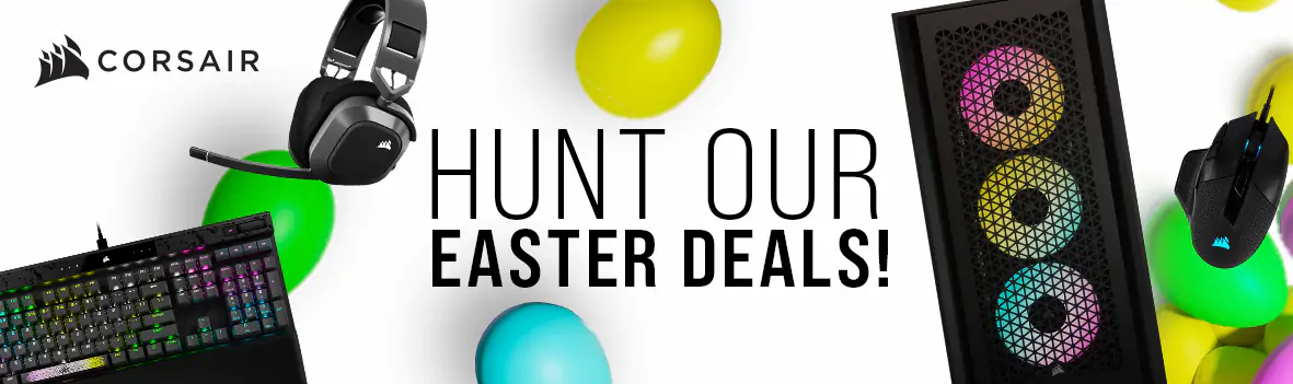 Easter Tech Deals: Save Big on Corsair Gaming Gear!