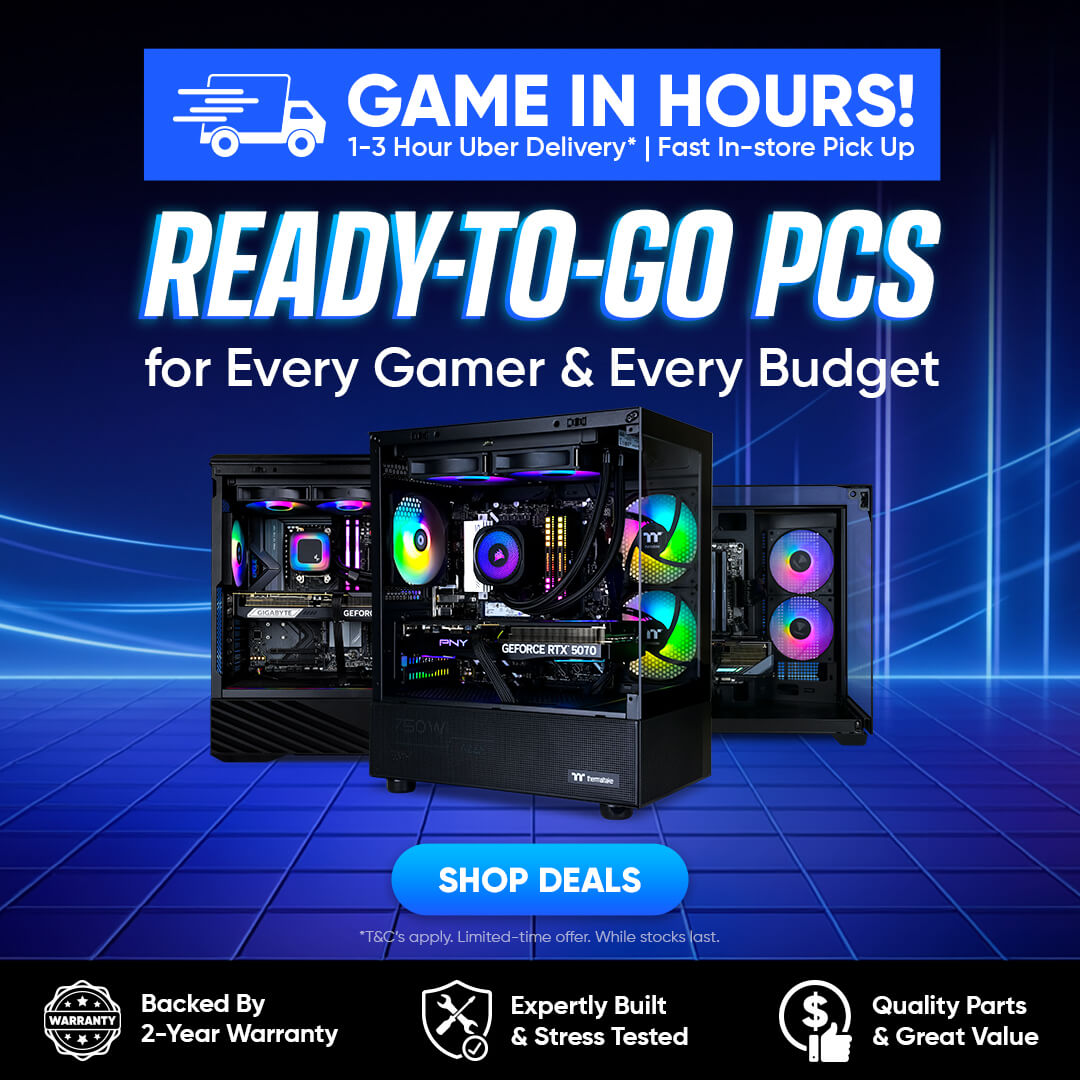 Game in Hours | Ready-to-Go Gaming PCs for Every Gamer and Every Budget