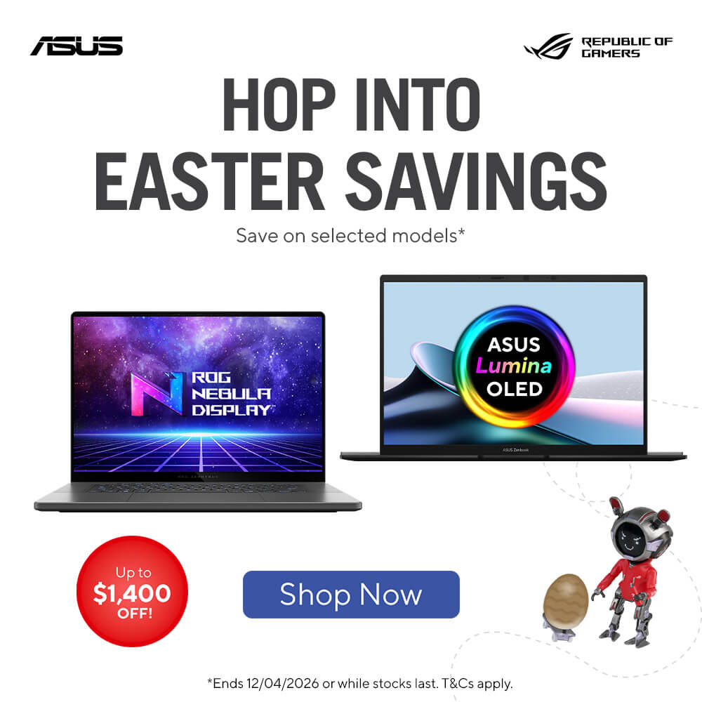 ASUS Laptop Easter Sale | Save Up to $1,300 on Selected ASUS Laptops