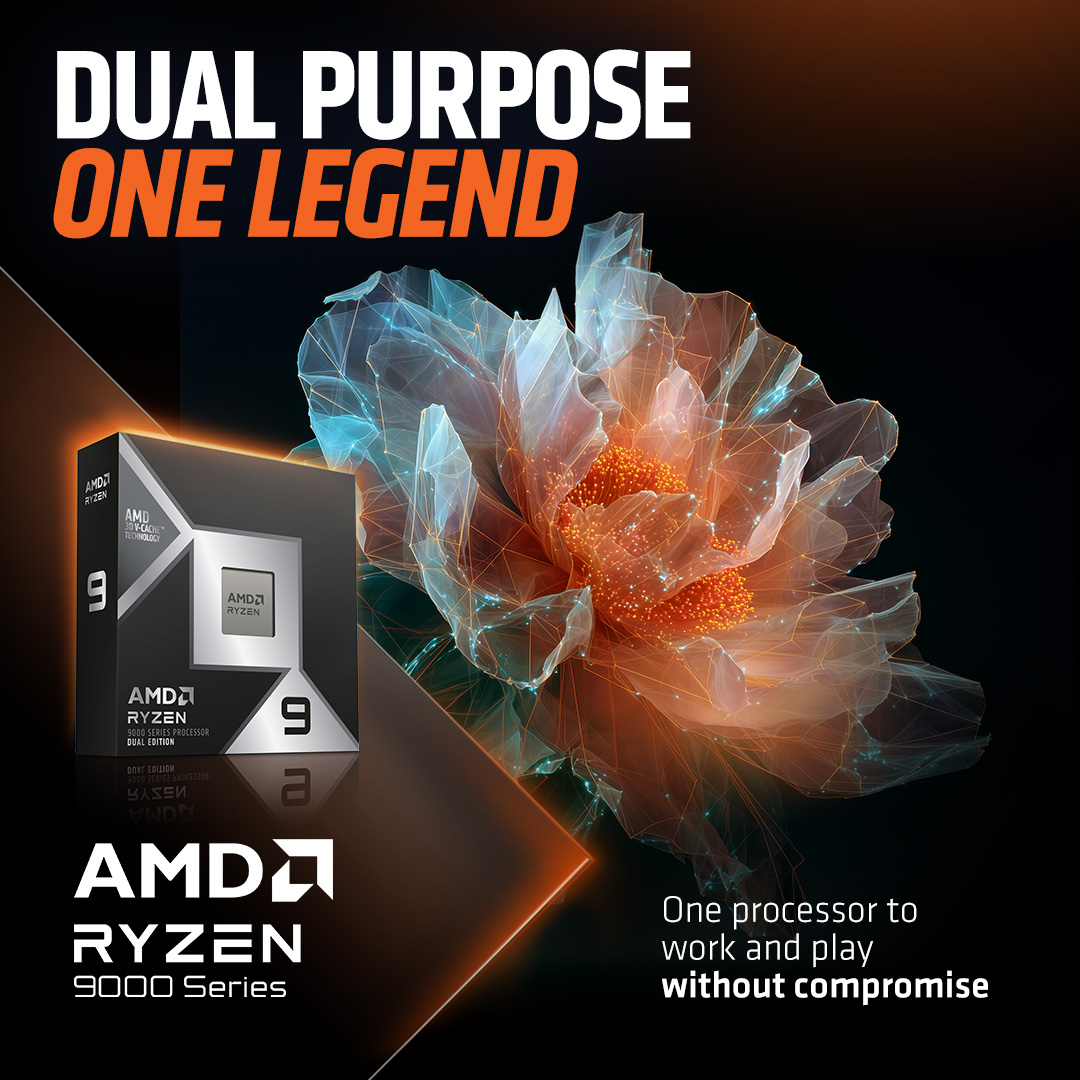 AMD Ryzen 9 9950X3D Dual Edition Processors | Dual Purpose, One Legend