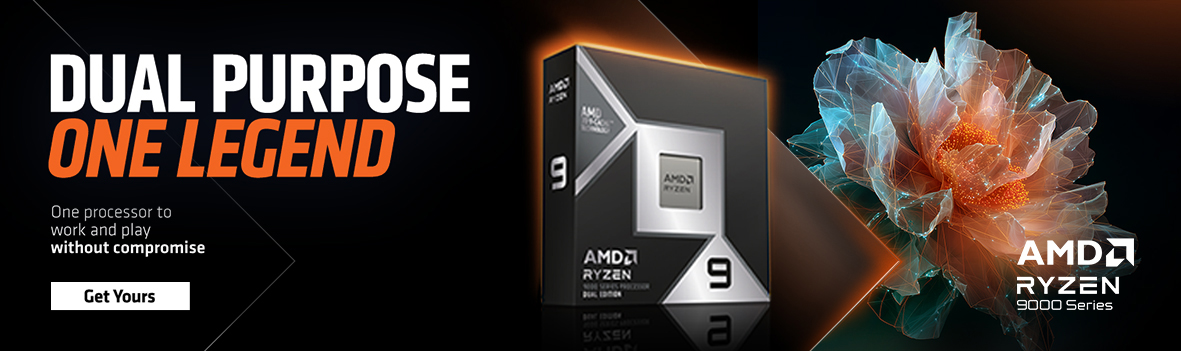 AMD Ryzen 9 9950X3D Dual Edition Processors | Dual Purpose, One Legend