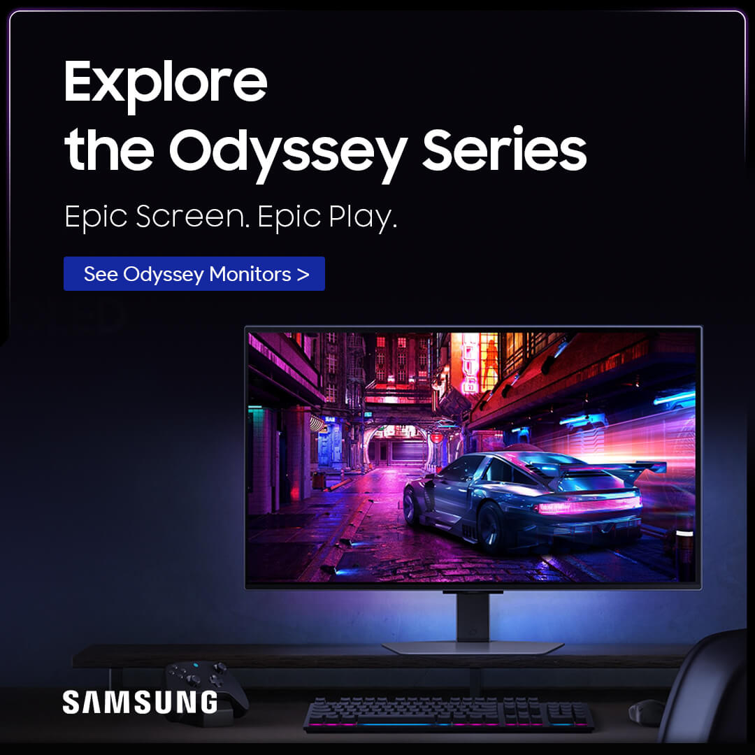 Unleash Epic Play with Samsung Odyssey Series