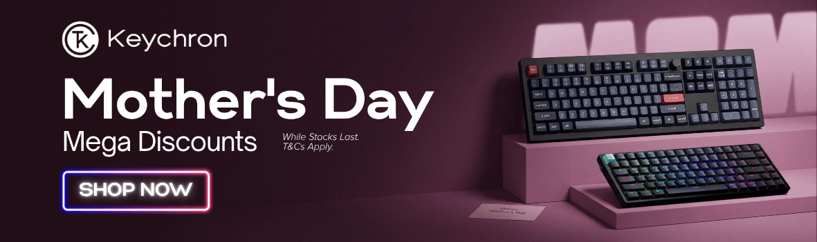 Keychron Mother’s Day Sale | Save on Wireless Mechanical Keyboards