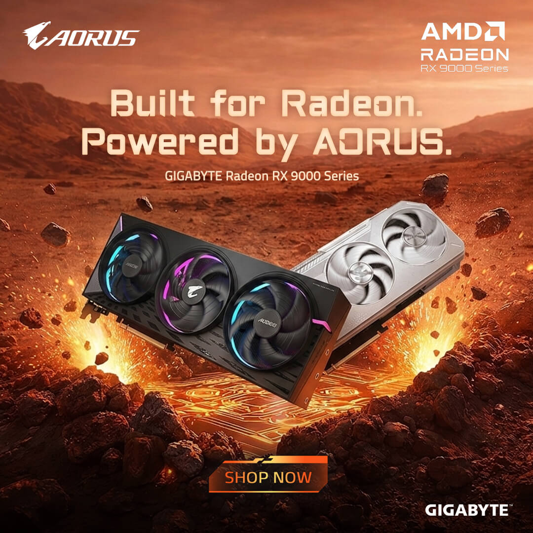 GIGABYTE Radeon RX 9000 Series | Built for Radeon. Powered by AORUS.