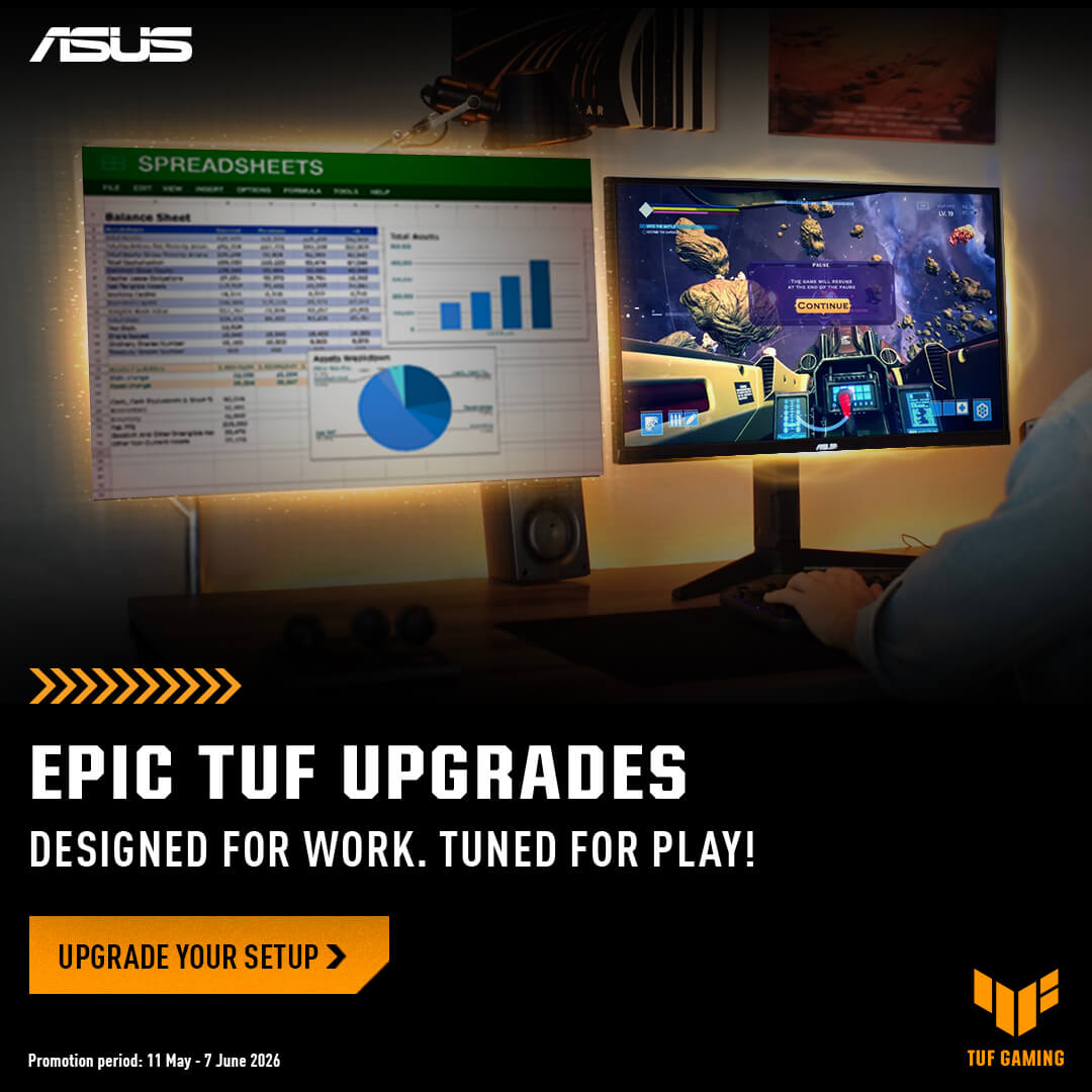 Epic ASUS TUF Monitor Upgrades – Designed for Work, Tuned for Play
