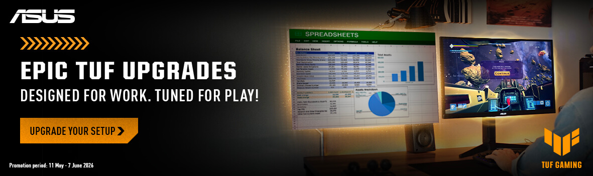 Epic ASUS TUF Monitor Upgrades – Designed for Work, Tuned for Play