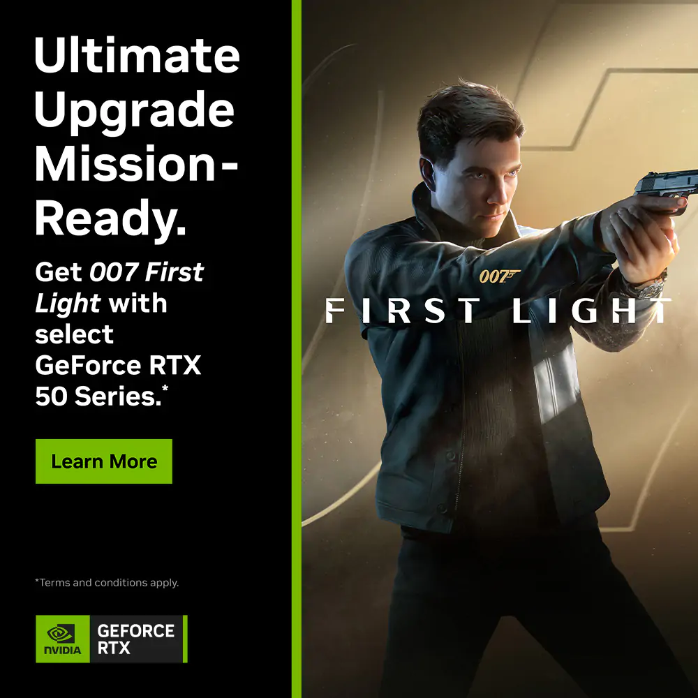 Get 007 First Light with Select GeForce RTX 50 Series