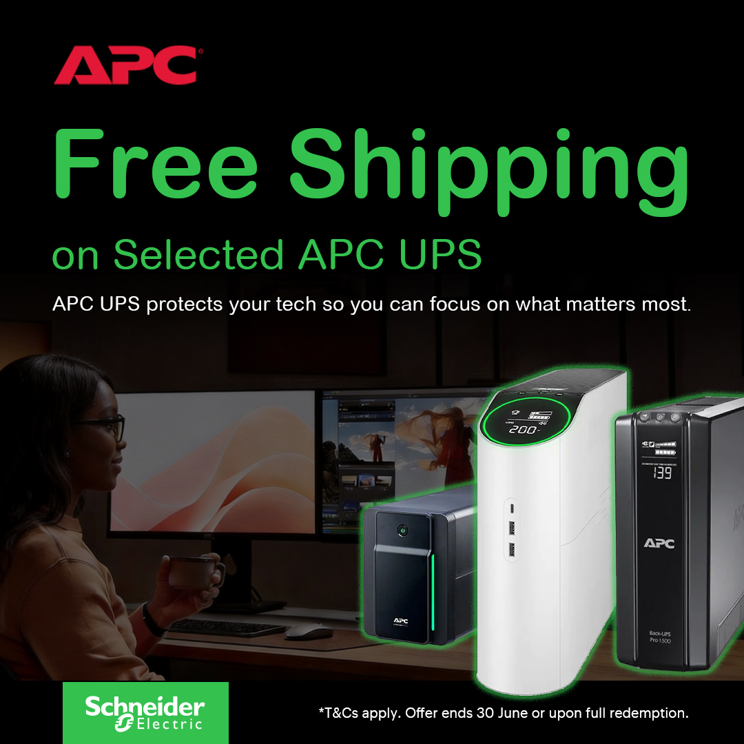 Exclusive | Free Shipping on Selected APC UPS for EOFY