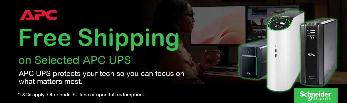 Exclusive | Free Shipping on Selected APC UPS for EOFY
