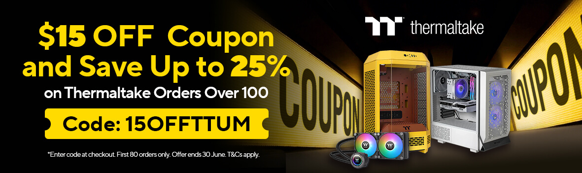 Get an Extra $15 OFF Coupon and Save Up to 25% Off on Thermaltake Orders Over $100