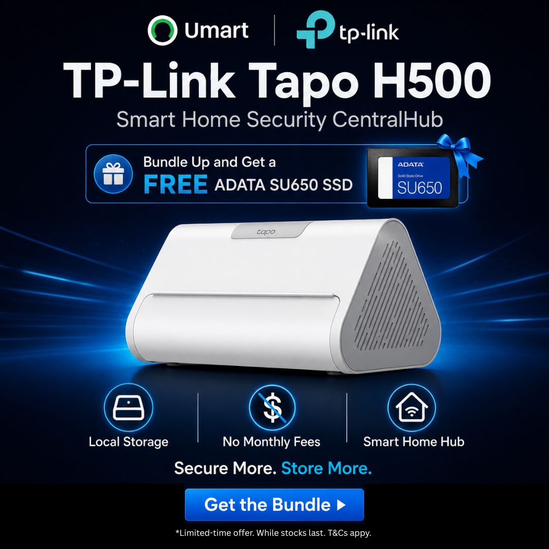 TP-Link Tapo H500 CentralHub Bundle with Free ADATA SU650 SSD