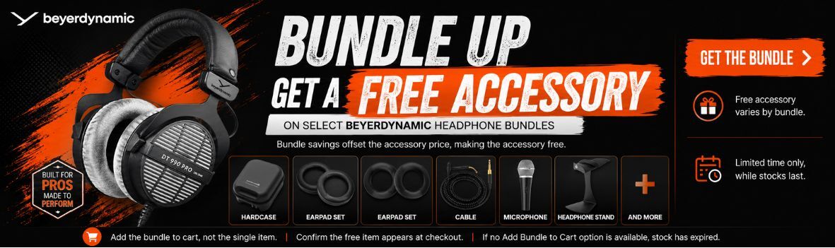 Beyerdynamic Headphones Free Accessories for EOFY 2026!