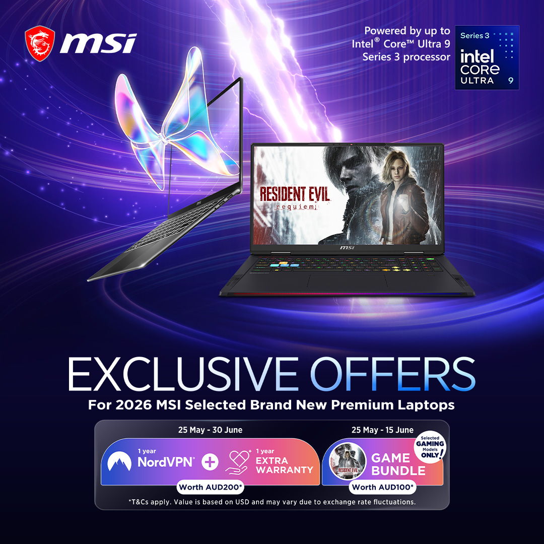 MSI 2026 Premium Laptop Exclusive Offers – Free NordVPN, Extra Warranty & Game Bundle