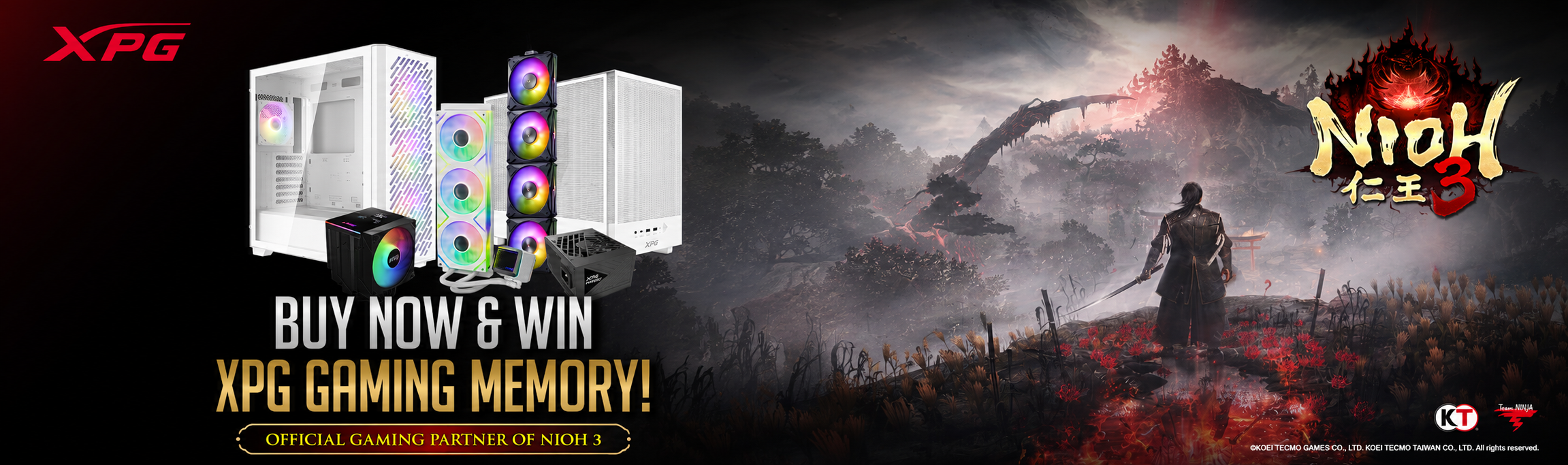 XPG x NIOH 3 Lucky Draw | Buy XPG / ADATA Products to Win Exclusive Gear