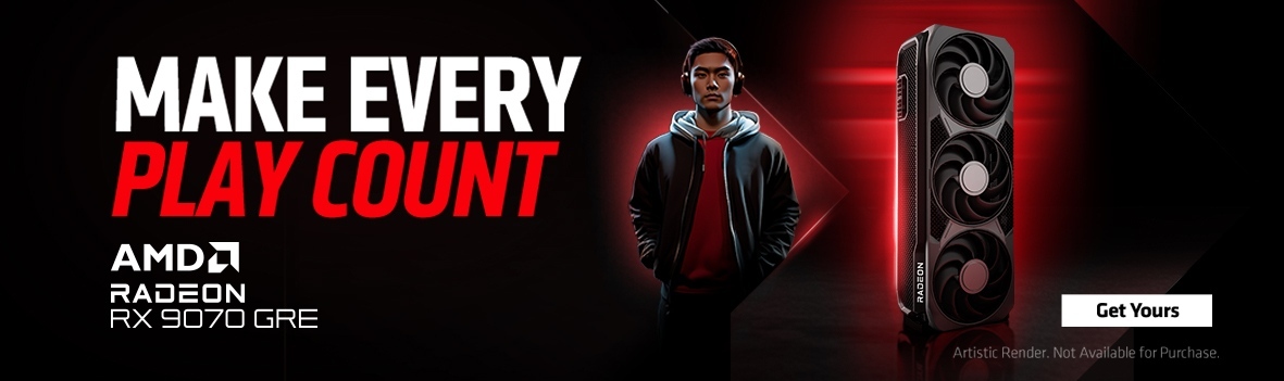 Make Every Play Count with AMD Radeon RX 9000 Series Graphics Cards