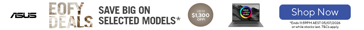 ASUS Lifestyle Laptop EOFY Sale 2026