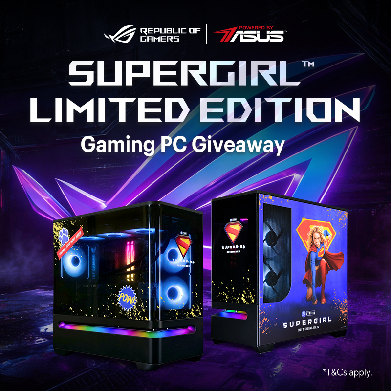 Chance to Win a SUPERGIRL Limited Edition Gaming PC with ASUS