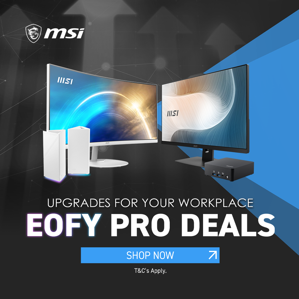 MSI EOFY Pro Deals 2026: Save Up to 50% on Monitors, All-in-One PCs & Mesh Wi-Fi