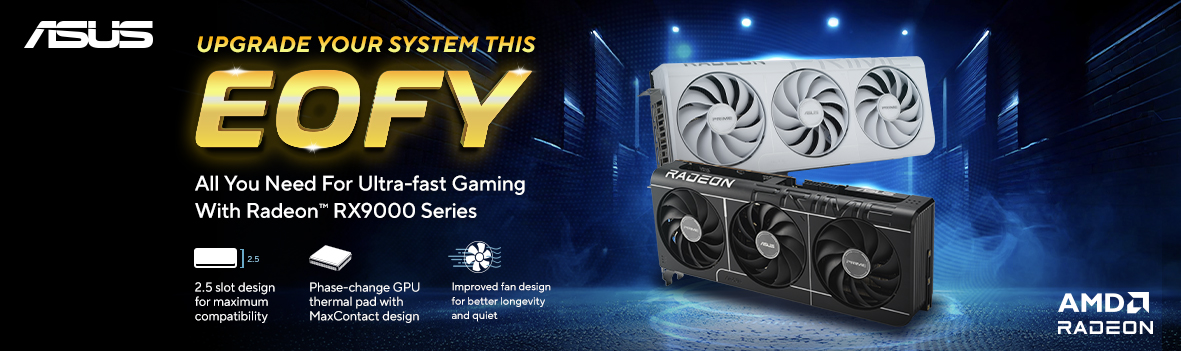 ASUS Radeon RX9000 Series | Upgrade Your System This EOFY for Ultra-Fast Gaming