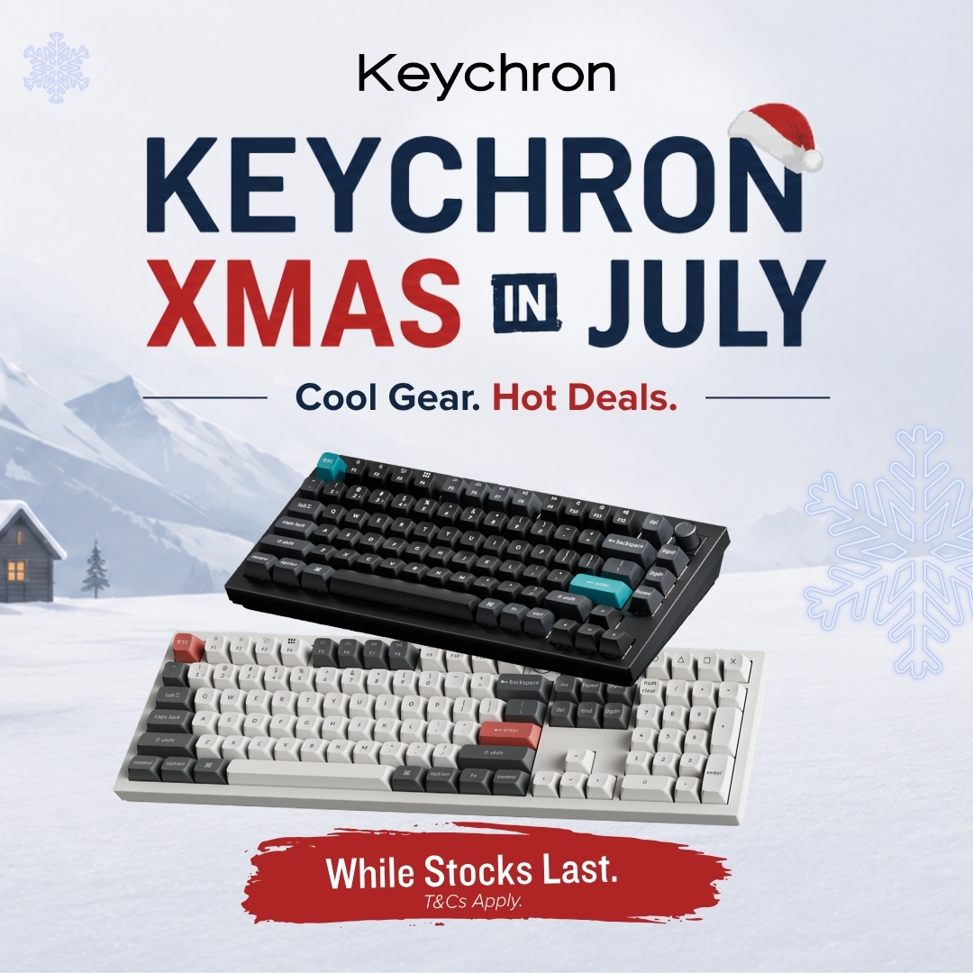 Keychron Xmas in July Sale – Premium Mechanical Keyboards at Special Prices