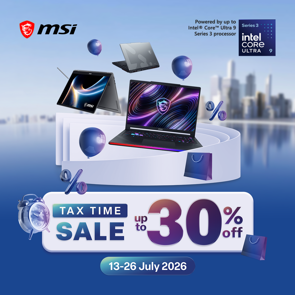 MSI Laptop Tax Time Sale