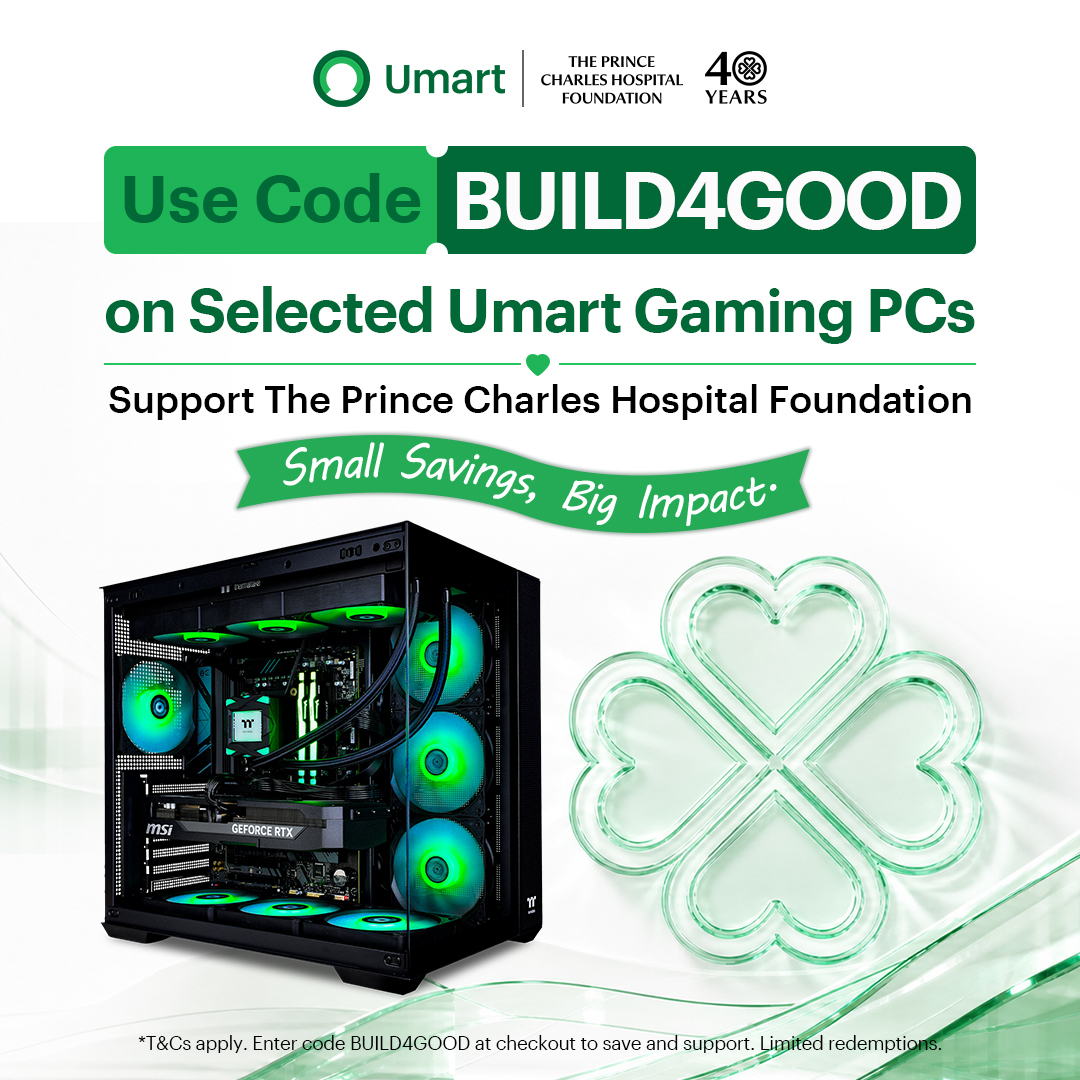 Use Code BUILD4GOOD on Select Ready-to-Go PCs & Support a Great Cause