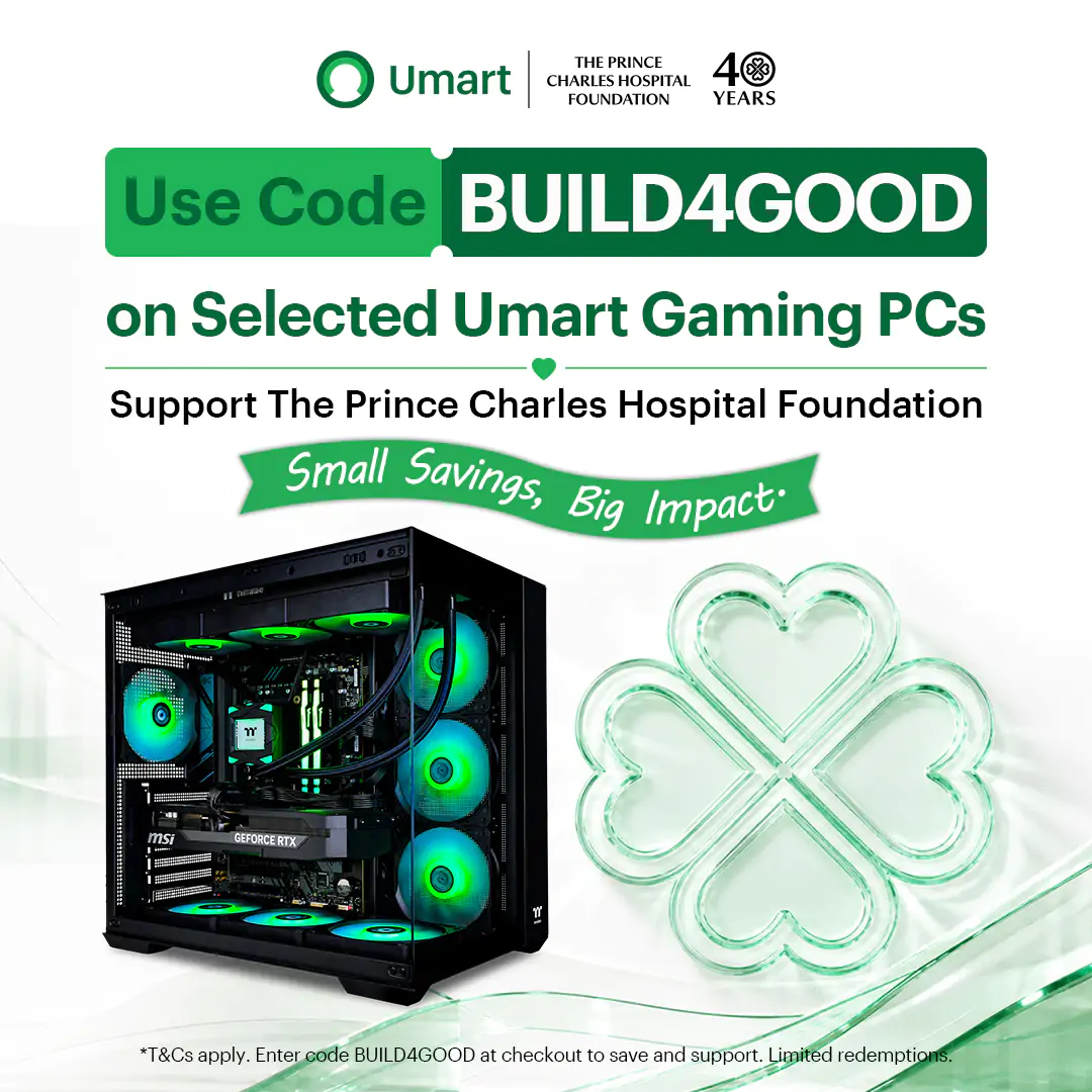 Use Code BUILD4GOOD on Select Ready-to-Go PCs & Support a Great Cause