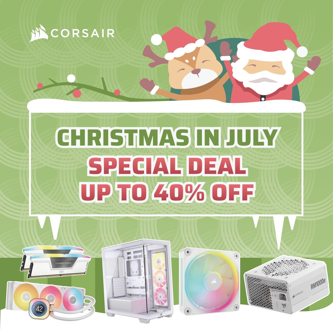 Corsair Gaming Gear Xmas in July Sale