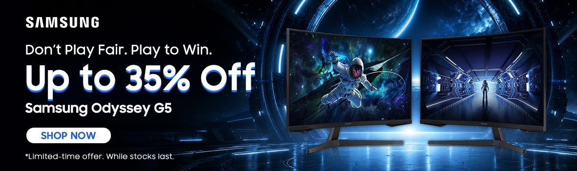 Save Up to 35% on Samsung Odyssey G5 Monitors