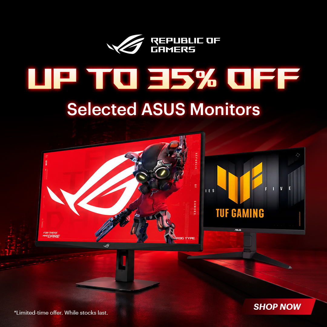 ASUS Monitor Deals | Gaming & LCD Monitors from $89