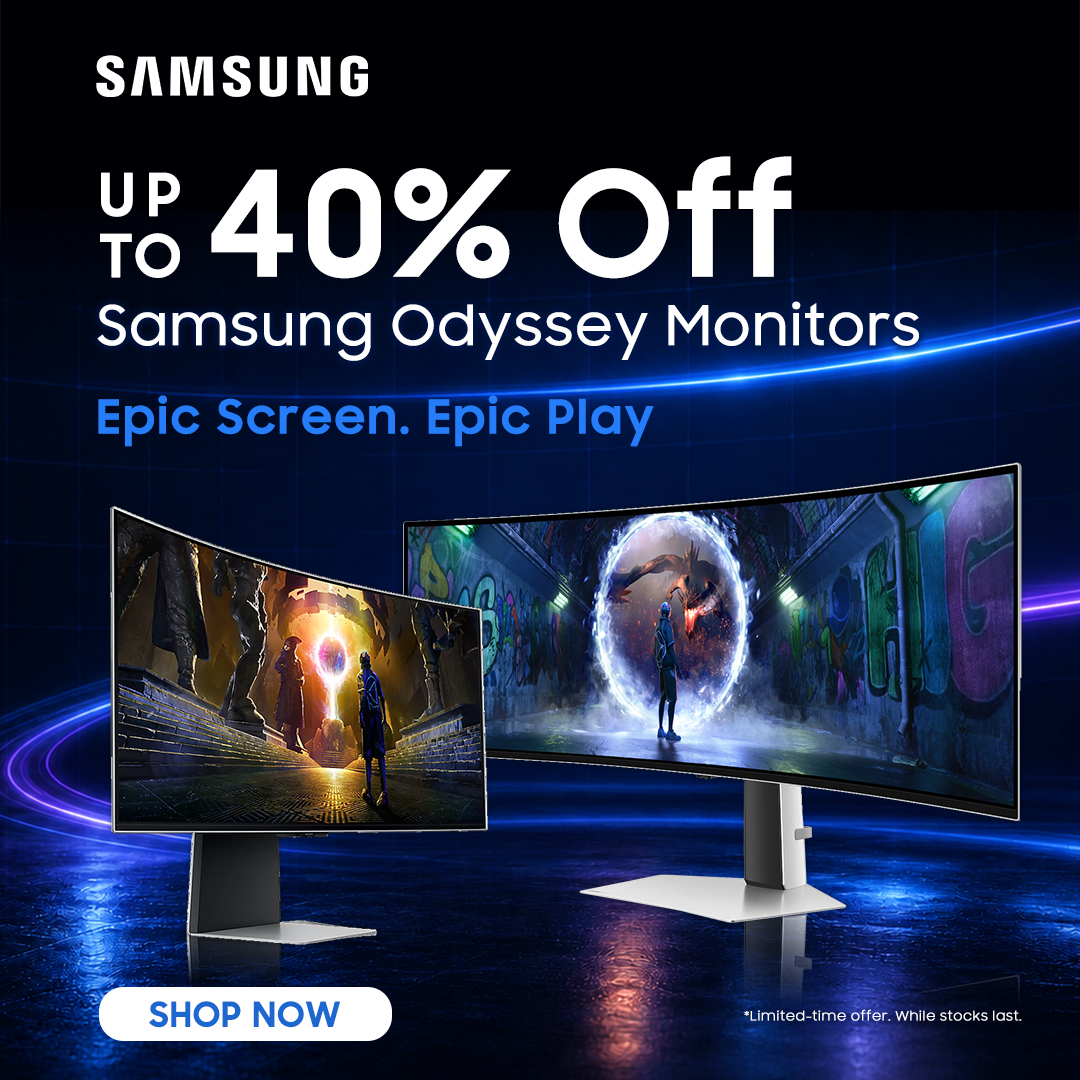 Don’t Play Fair. Play to Win | Up to 40% Off Samsung Odyssey Monitors