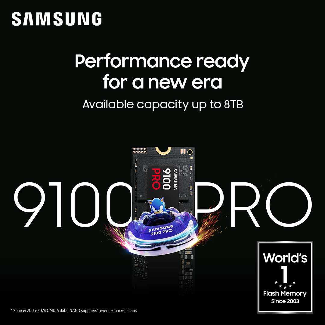 Samsung 9100 Pro & 990 Pro NVMe SSDs – Extreme Performance for Gaming, Creation & Speed!