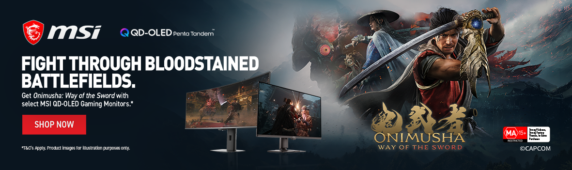 Bonus Onimusha: Way of the Sword with Select MSI QD-OLED Monitors