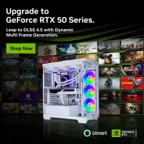 Upgrade to GeForce RTX 50 Series. Leap to DLSS 4.5 with Dynamic Multi Frame Generation.