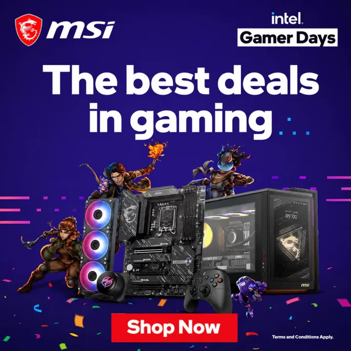 MSI × Intel Gamer Days 2026 | Deals on Gaming Motherboards, PC Components & Peripherals Sale